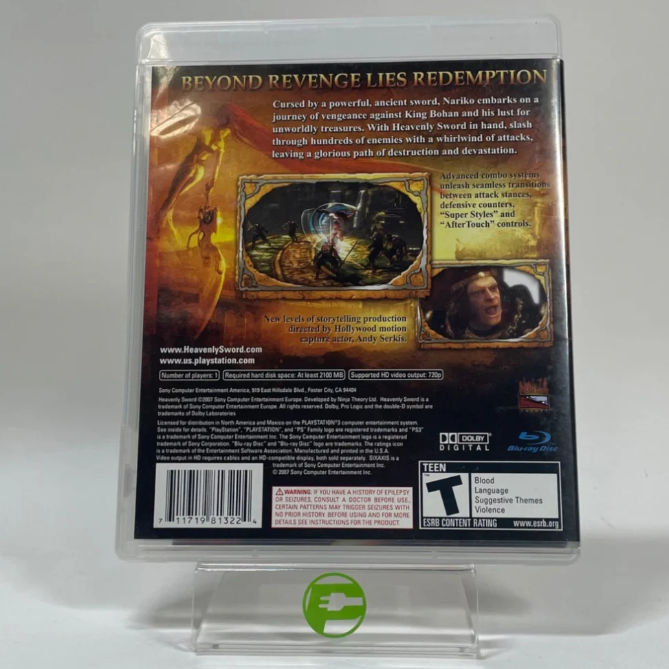 Heavenly Sword (Sony PlayStation 3 PS3, 2007) - Image 2